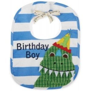 New Birthday Dino Bib - Mud Pie Collection